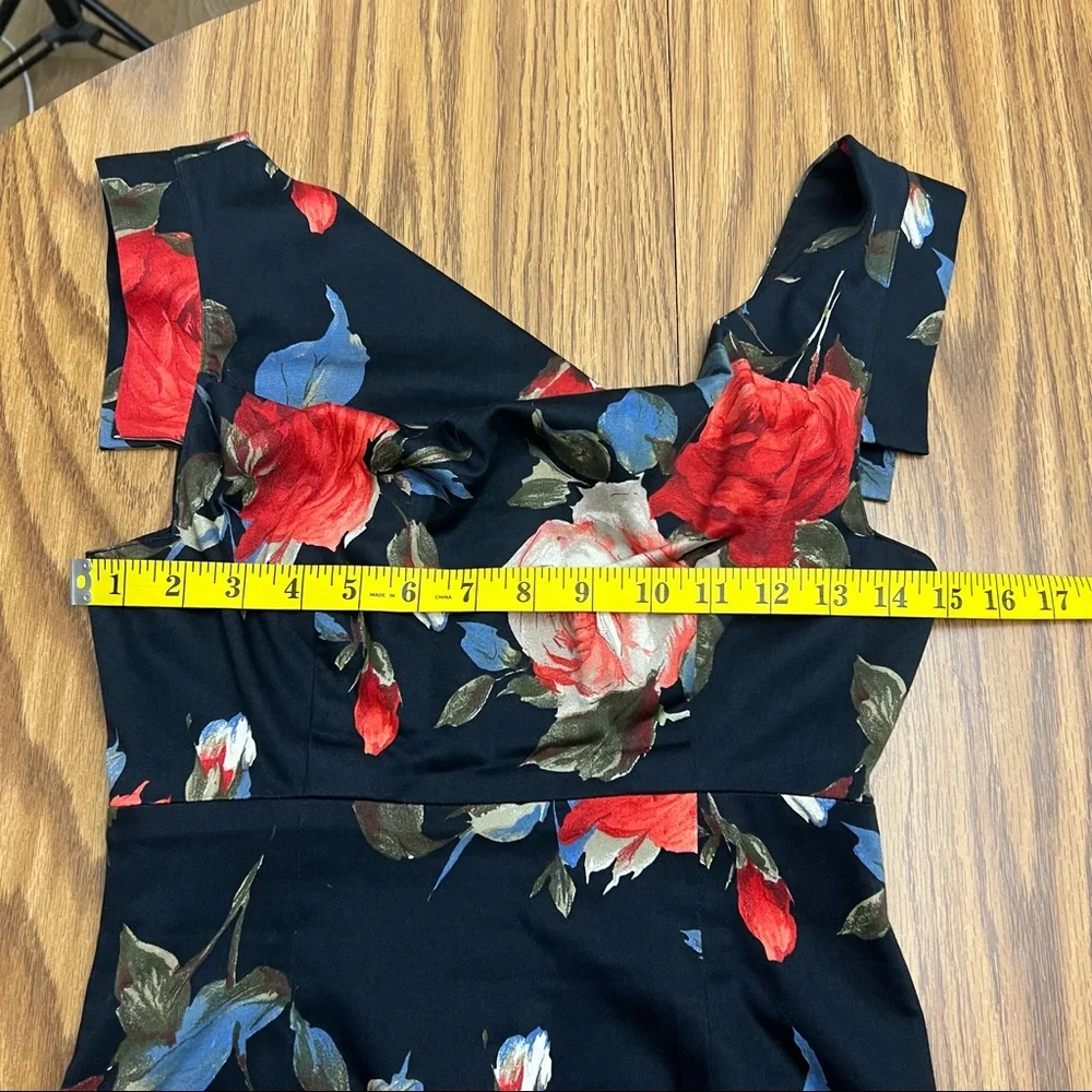 NEW Black Halo Floral Jackie O Sheath Dress - Picture 6 of 9